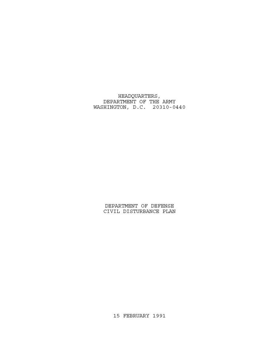 GARDEN PLOT: DoD Civil Disturbance Plan PDF – Department of Defense