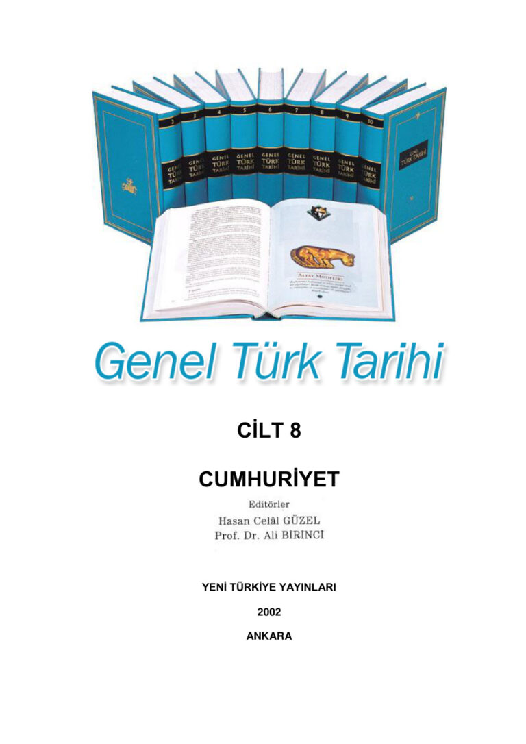 GENEL TÜRK TARİHİ CİLT 08 CUMHURİYET Kitap Kapağı