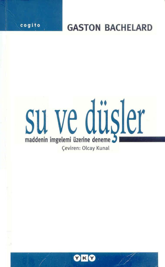 Su ve Düşler PDF – Gaston Bachelard