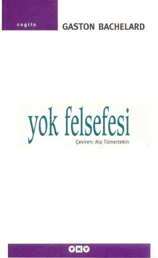 Yok Felsefesi PDF – Gaston Bachelard