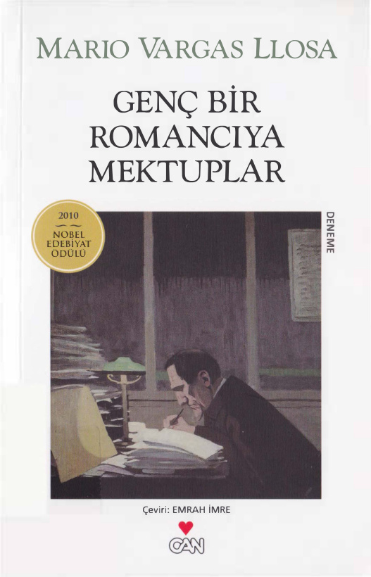 Genç Bir Romancıya Mektuplar Mario Vargas Llosa Kitap Kapağı