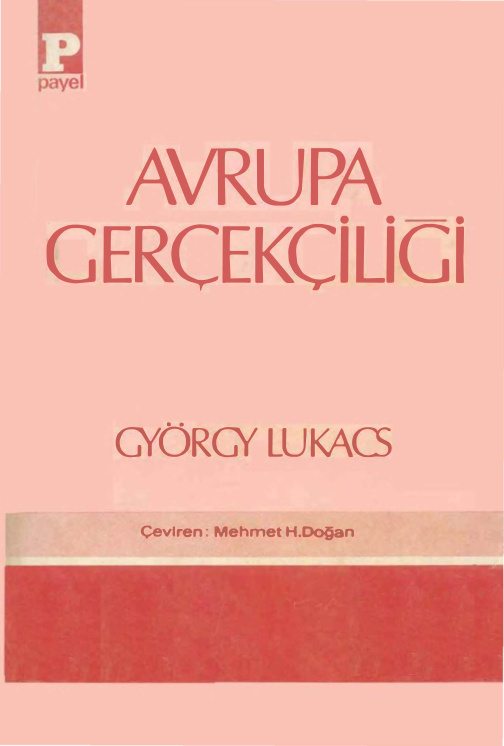 Avrupa Gerçekliği PDF – Georg Lukacs