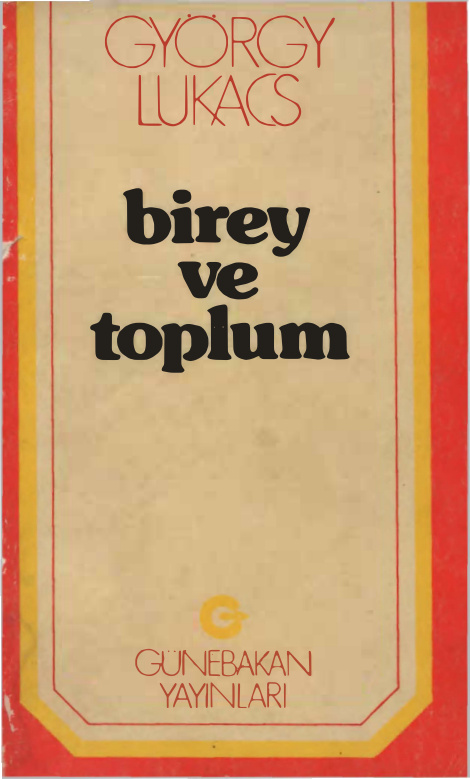 Birey ve Toplum PDF – Georg Lukacs