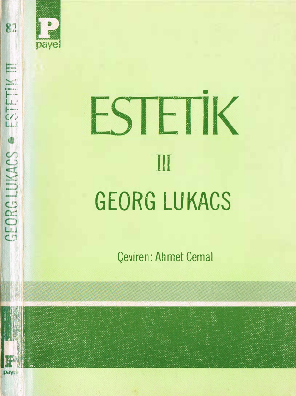 Estetik III PDF – Georg Lukacs