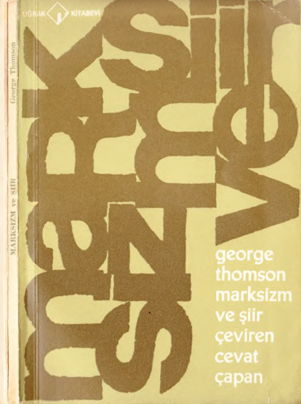 Marksizm ve Şiir PDF – George Thomson
