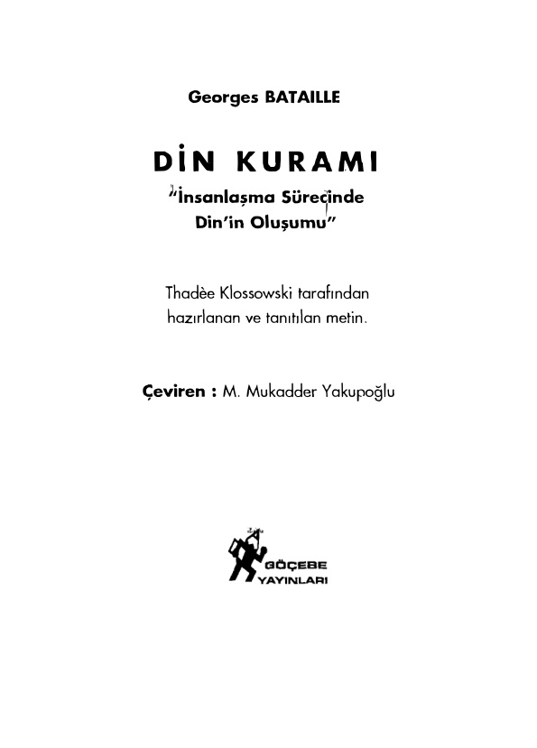 Din Kuramı PDF – Georges Bataille