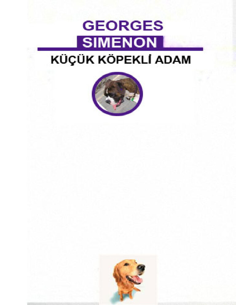 Georges Simenon Küçük Köpekli Adam Kitap Kapağı