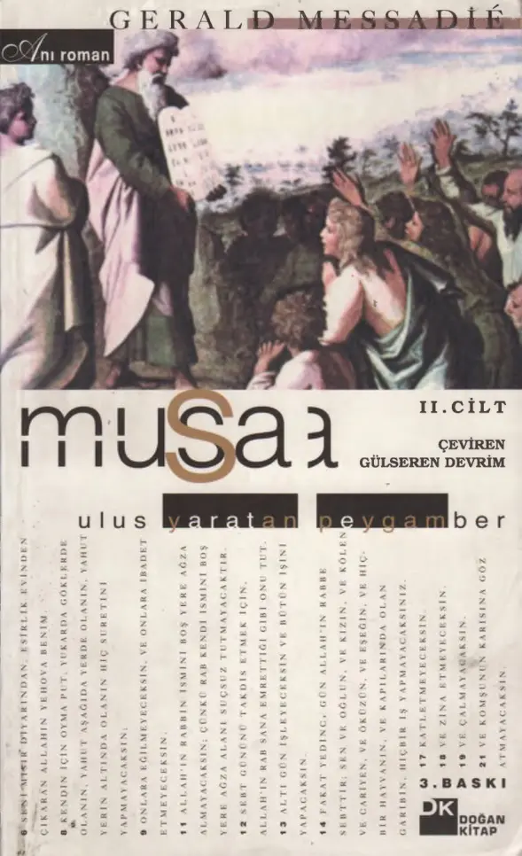 Musa Ulus Yaratan Peygamber 2. Cilt PDF – Gerald Messadié