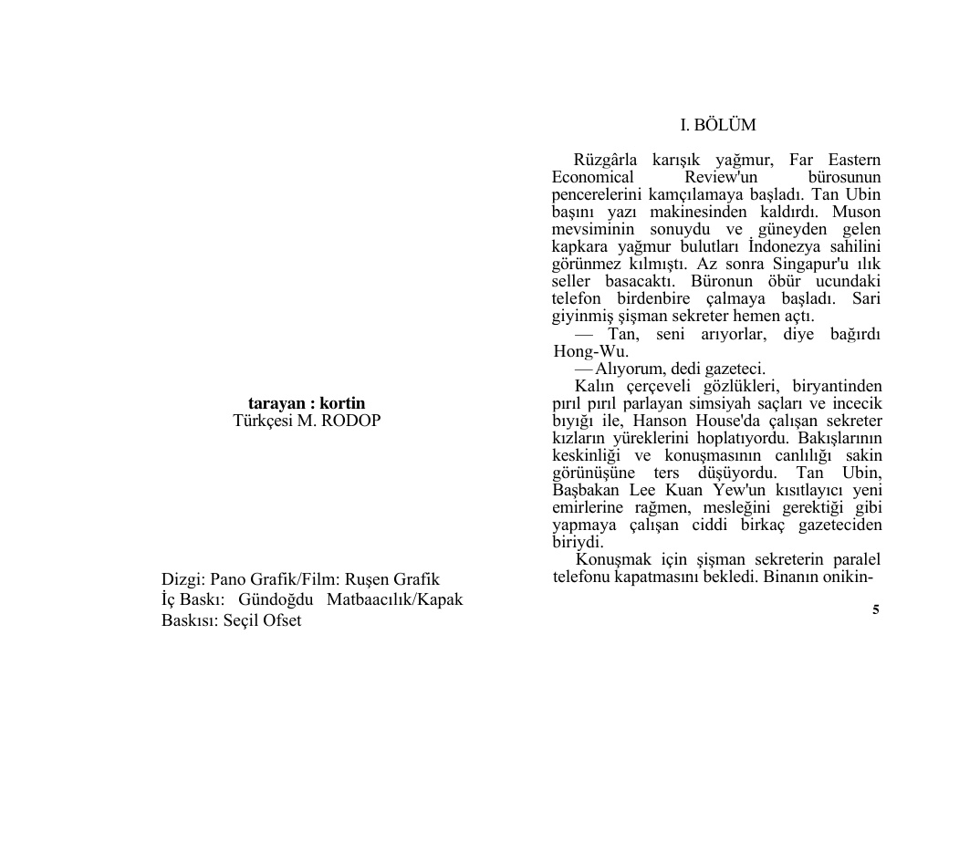 61 Singapur Katliamı PDF – Gerard De Villiers