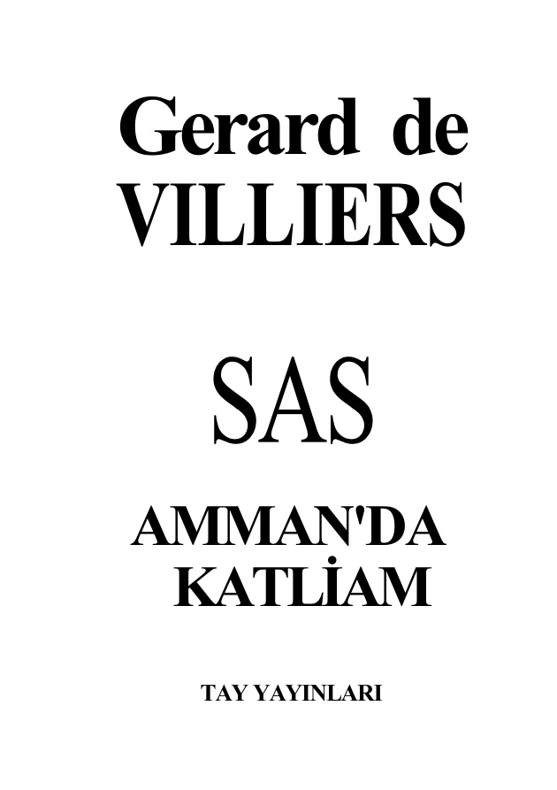 68 Amman’da Katliam PDF – Gerard De Villiers