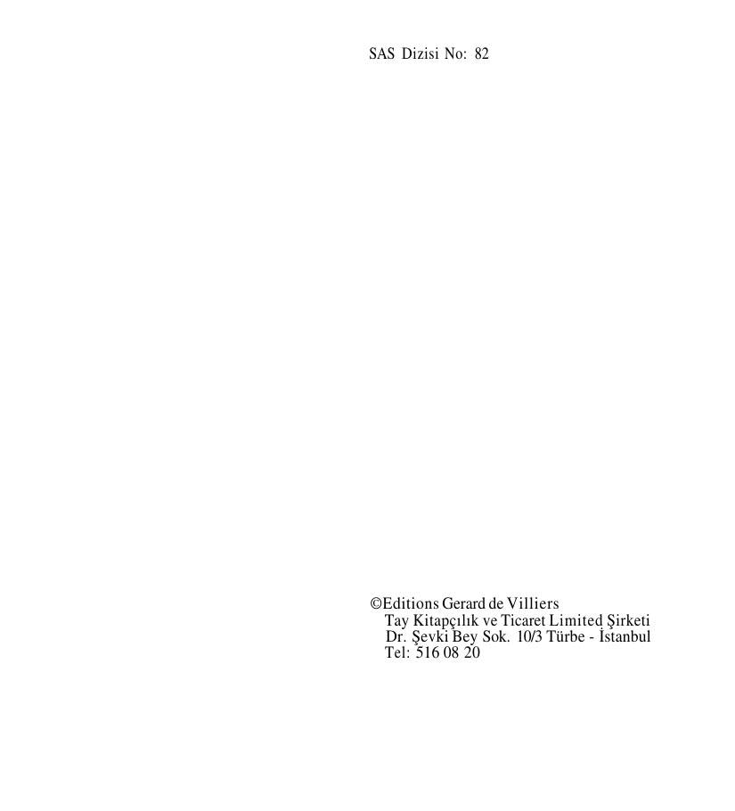 83 Görev Yeri Santiago PDF – Gerard De Villiers