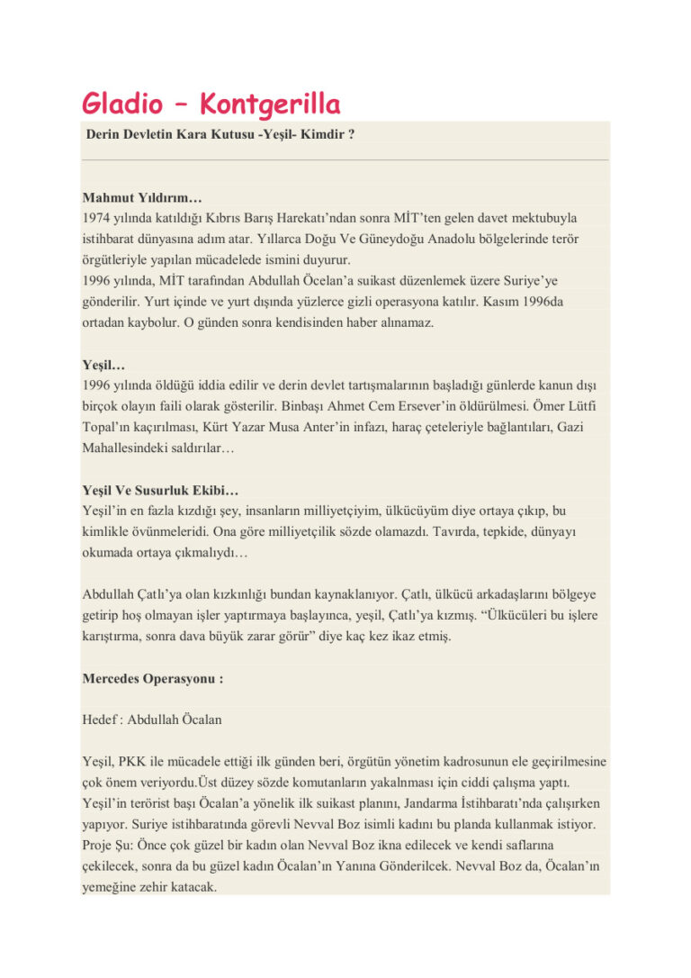 Gladio – Kontgerilla Kitap Kapağı