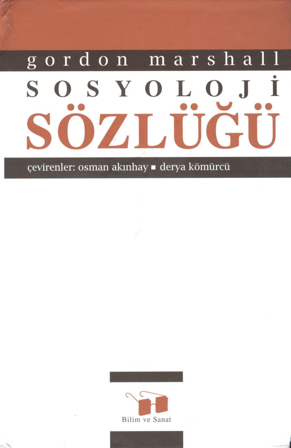 Sosyoloji Sözlüğü PDF – Gordon Marshall