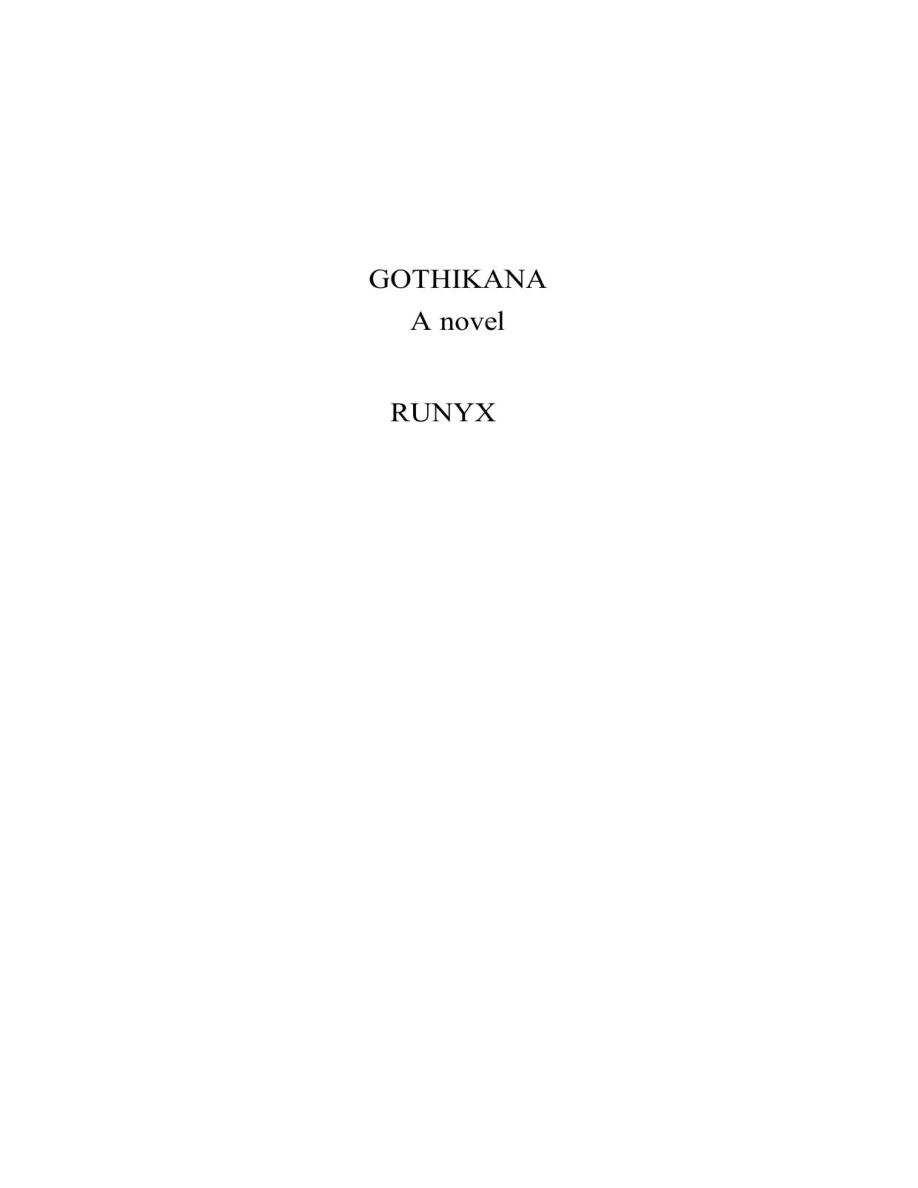 Gothikana PDF – RuNyx