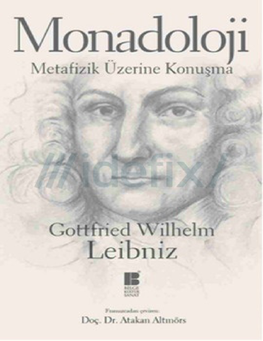 Metafizik Üzerine Konuşma PDF – Gottfried Wilhelm Leibniz
