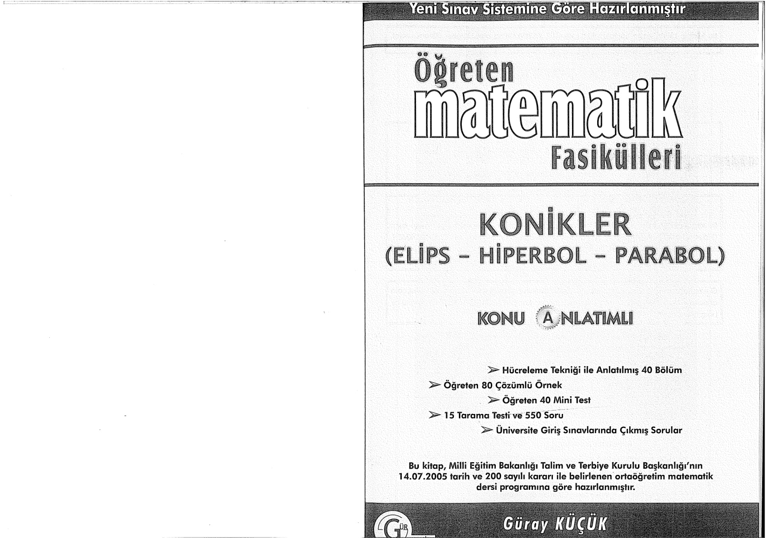 Gür Yayınları Konikler Konu Anlatımlı PDF – Gür Yayınları Komisyon