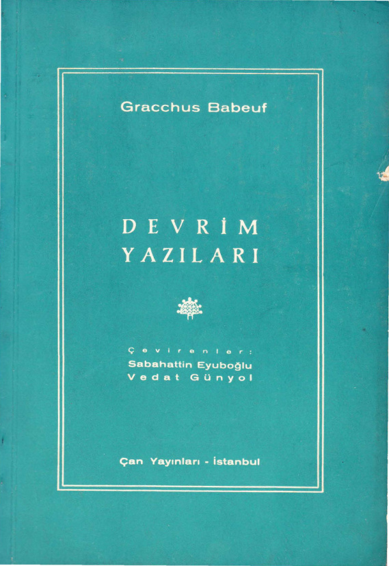 Devrim Yazıları PDF – Gracchus Babeuf