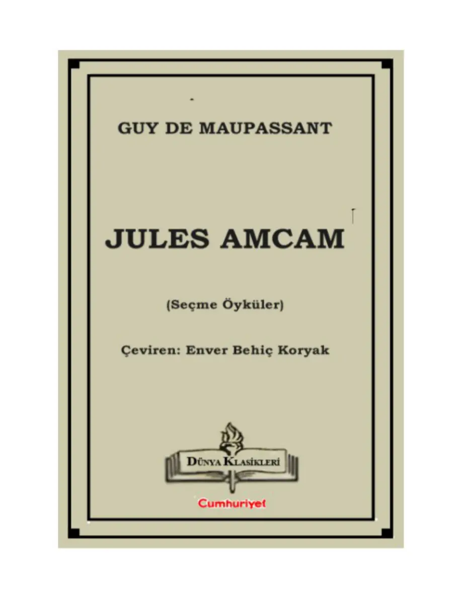 Jules Amcam PDF – Guy de Maupassant