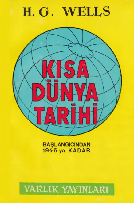 H. G. Wells Kısa Dünya Tarihi Varlık Yayınları Kitap Kapağı