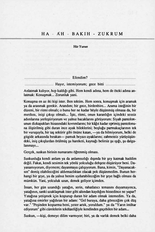 Ha – Ah – Bakım – Zukrum PDF – Hür Yumer
