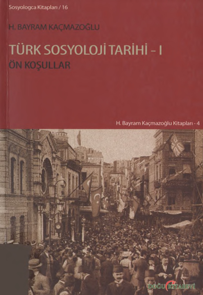 Türk Sosyoloji Tarihi 1 PDF – Hacı Bayram Kaçmazoğlu