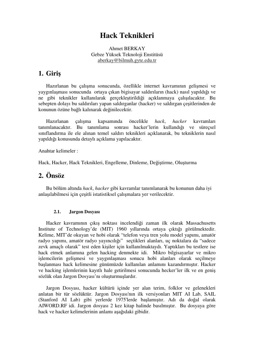 Hacktek: Hack Teknikleri PDF – Kolektif / Teknik Rehber
