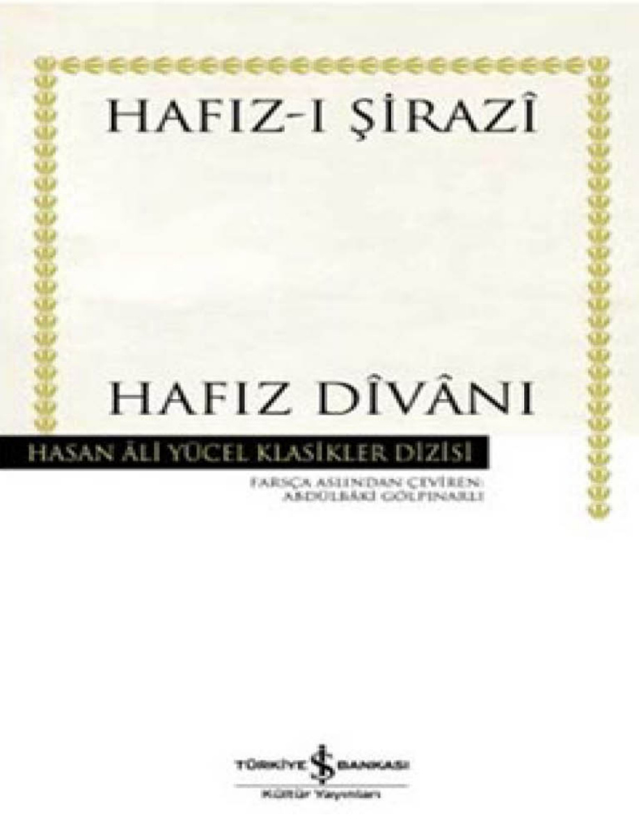 Hâfız Dîvânı PDF - Hâfız-ı Şîrâzî 1 Hâfız Dîvânı PDF – Hâfız-ı Şîrâzî