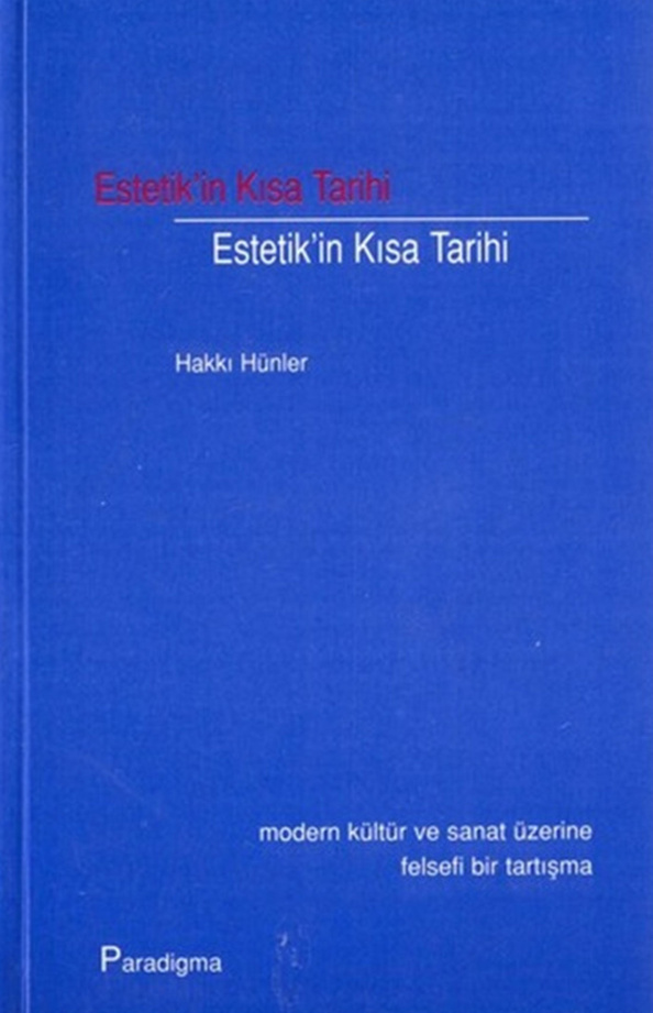 Estetiğin Kısa Tarihi PDF – Hakkı Hünler