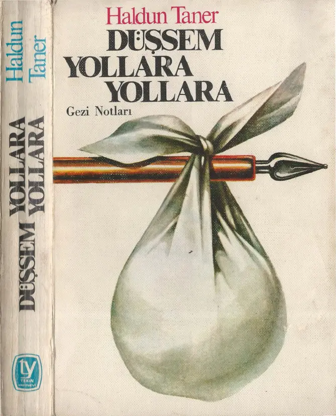 Haldun Taner Düşsem Yollara Yollara Tekin Yayınevi Kitap Kapağı