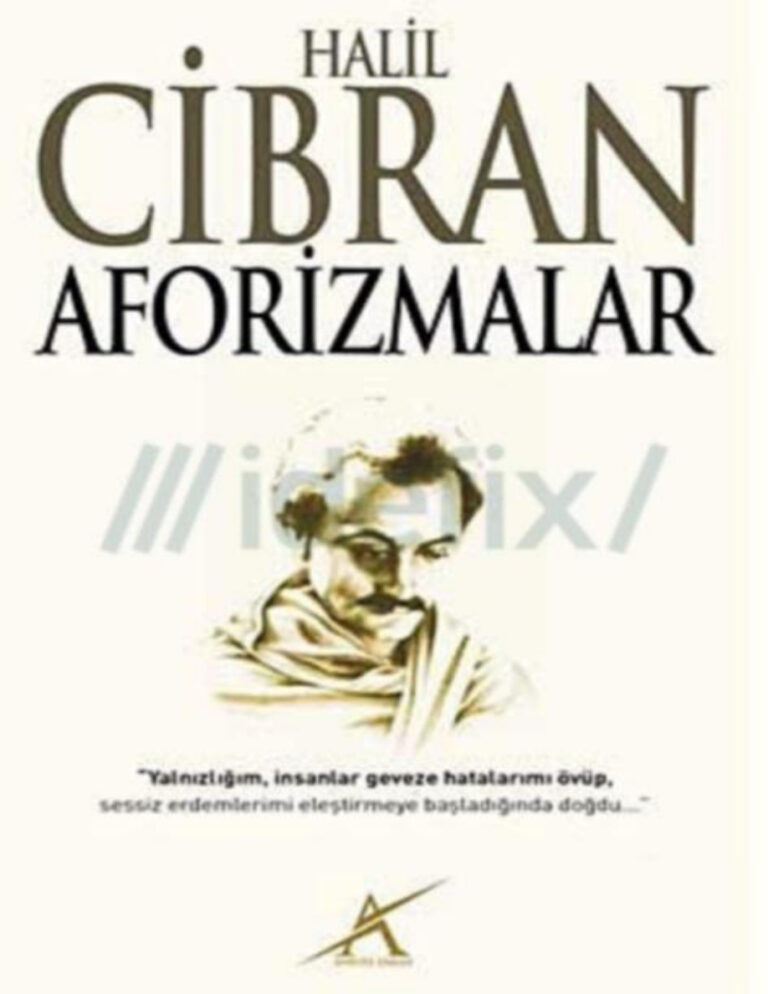 Halil Cibran Aforizmalar Kitap Kapağı