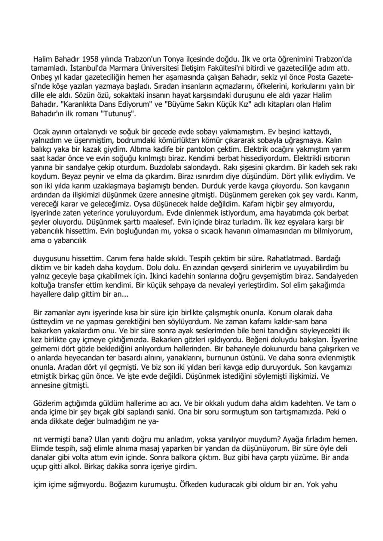 Halim Bahadir Tutunus Kitap Kapağı