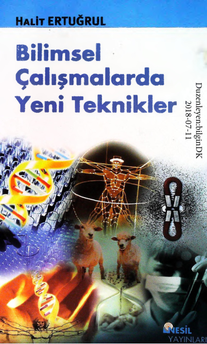 Bilimsel Çalışmalarda Yeni Teknikler PDF – Halit Ertuğrul
