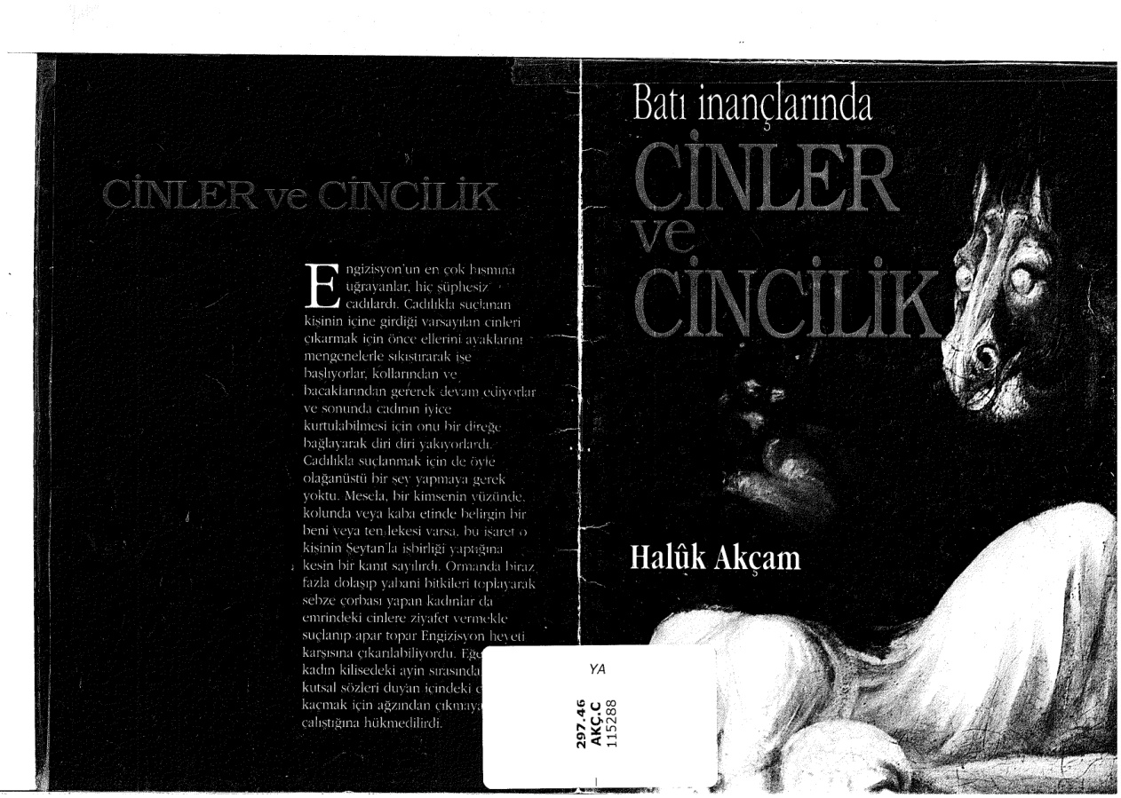 Batı Kültüründe Cinler ve Cincilik PDF – Haluk Akçam
