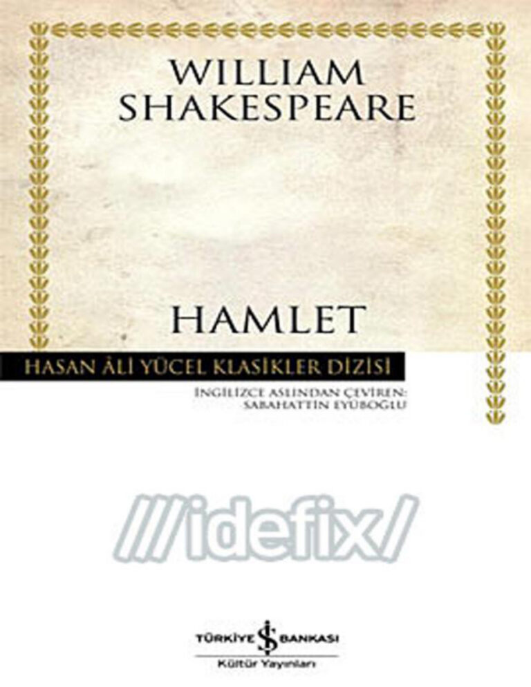 Hamlet William Shakespeare Kitap Kapağı