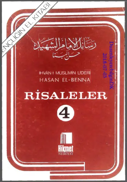 Risaleler (Cilt 4) PDF – Hasan El-Benna