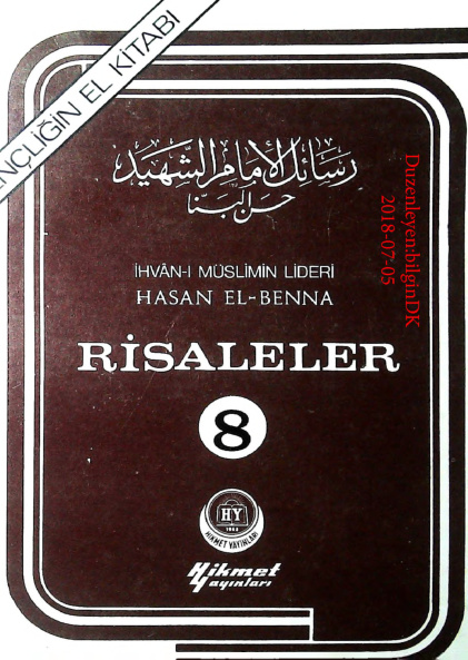 Risaleler (Cilt 8) PDF – Hasan El-Benna