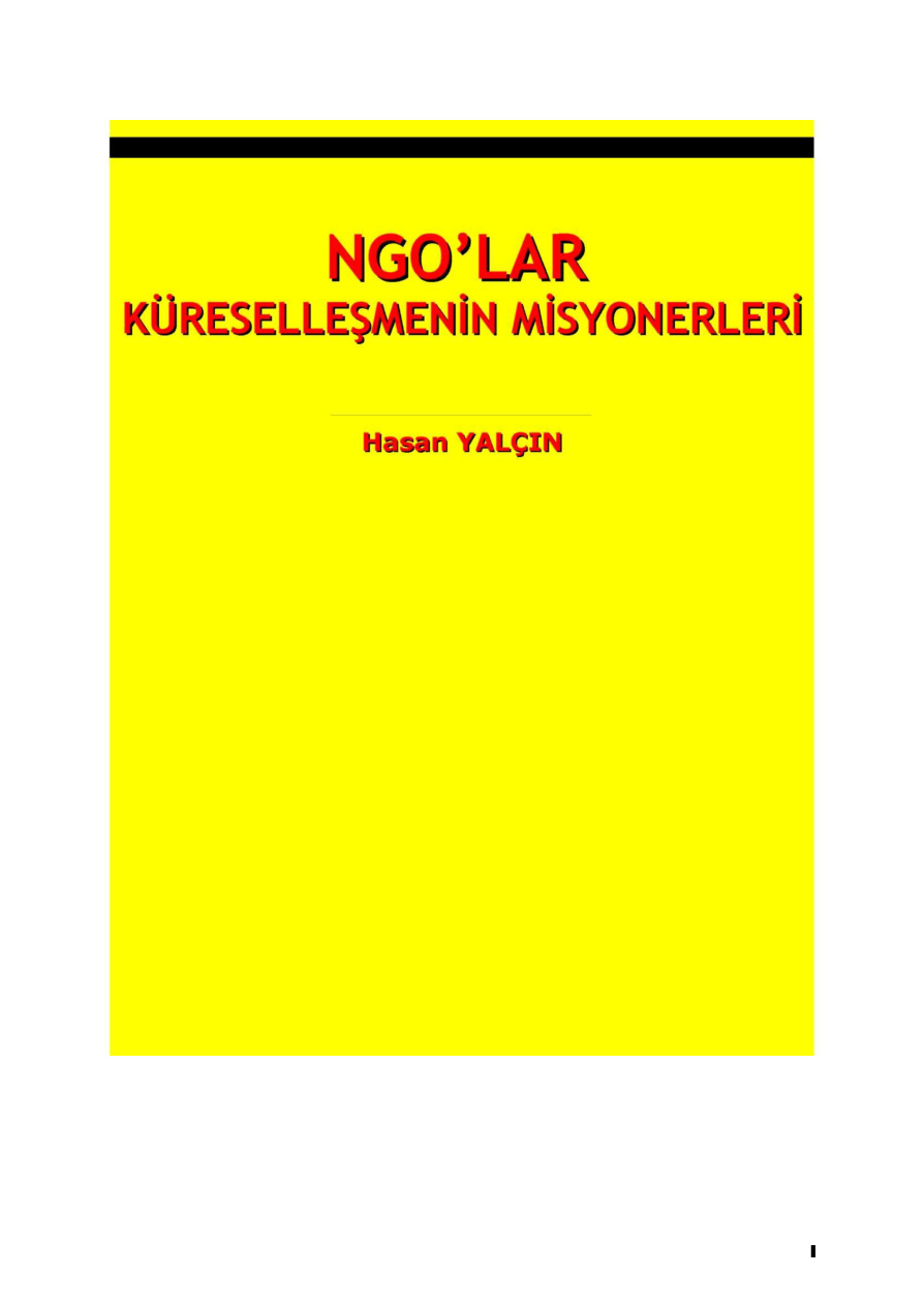 Küreselleşmenin Misyonerleri PDF – Hasan Yalçın