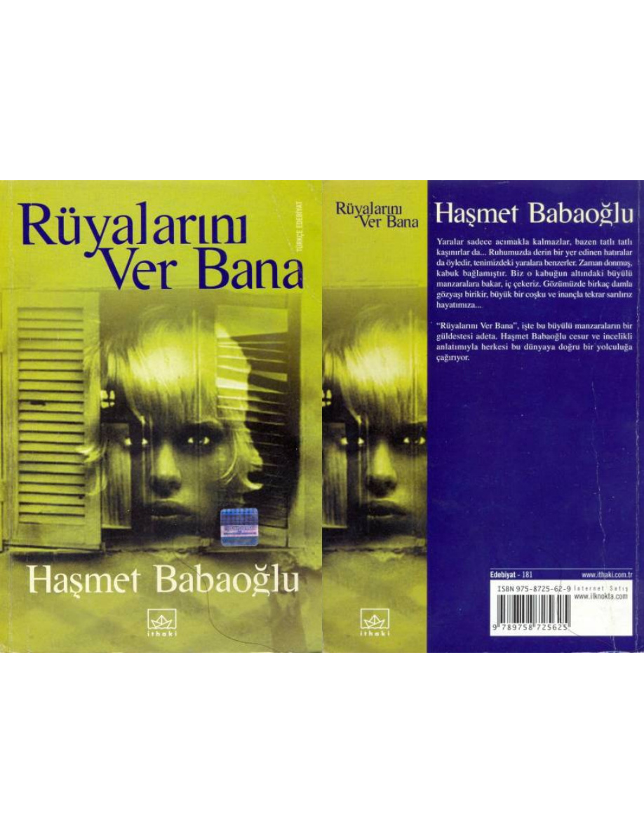 Rüyalarını Ver Bana PDF – Haşmet Babaoğlu