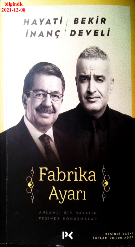 Fabrika Ayarı PDF – Hayati İnanç – Bekir Develi