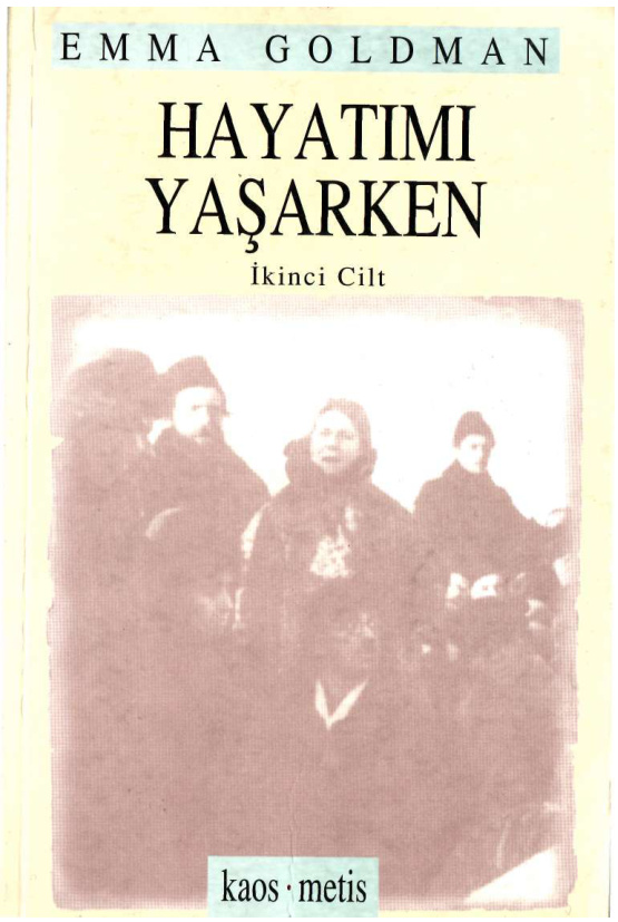 Hayatımı Yaşarken: Cilt 2 PDF – Emma Goldman