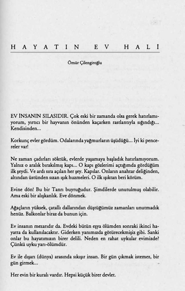Hayatın Ev Hali PDF – Kolektif / Deneme