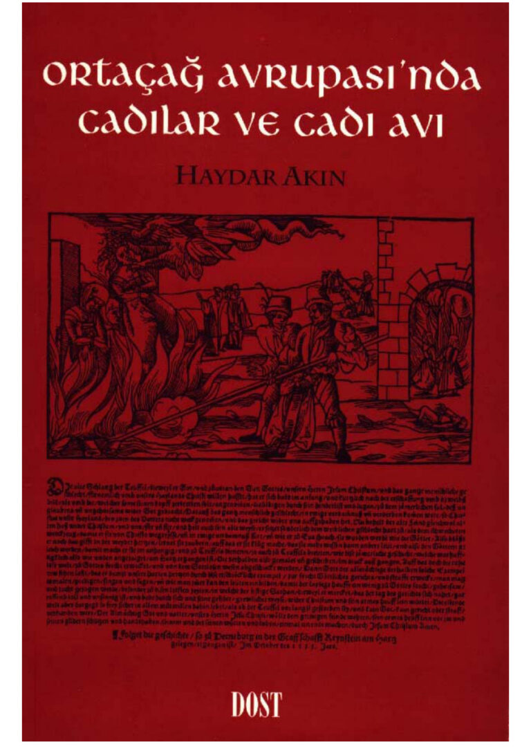 Haydar Akın Ortaçağ Avrupasında Cadılar ve Cadı Avı Kitap Kapağı