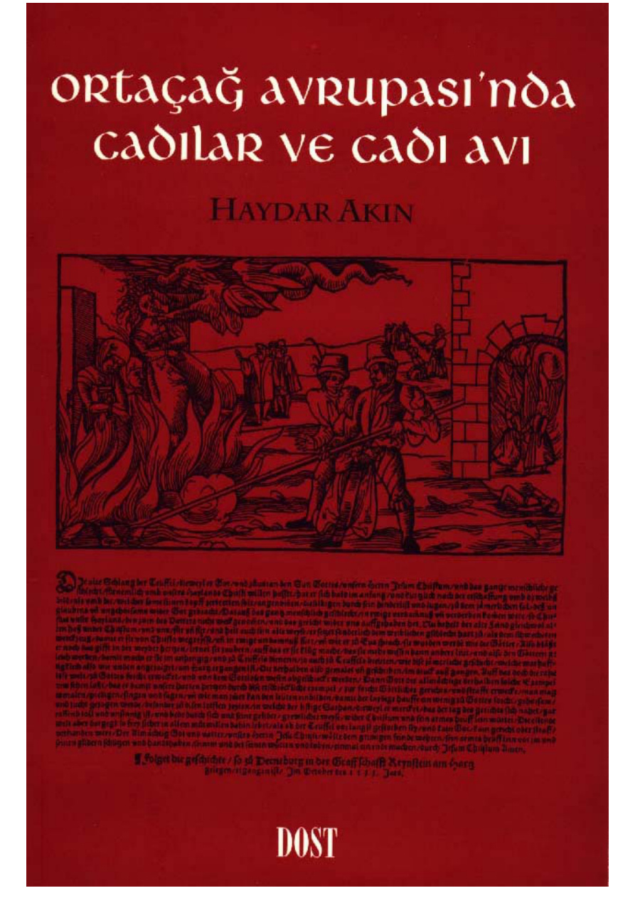 Ortaçağ Avrupası’nda Cadılar ve Cadı Avı PDF – Haydar Akın
