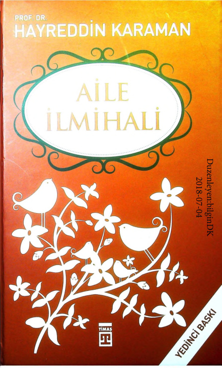 Aile İlmihali PDF – Hayrettin Karaman