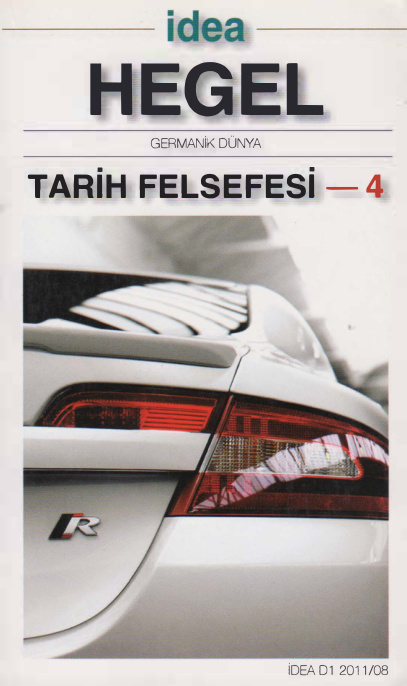 Tarih Felsefesi 4 PDF – Georg Wilhelm Friedrich Hegel