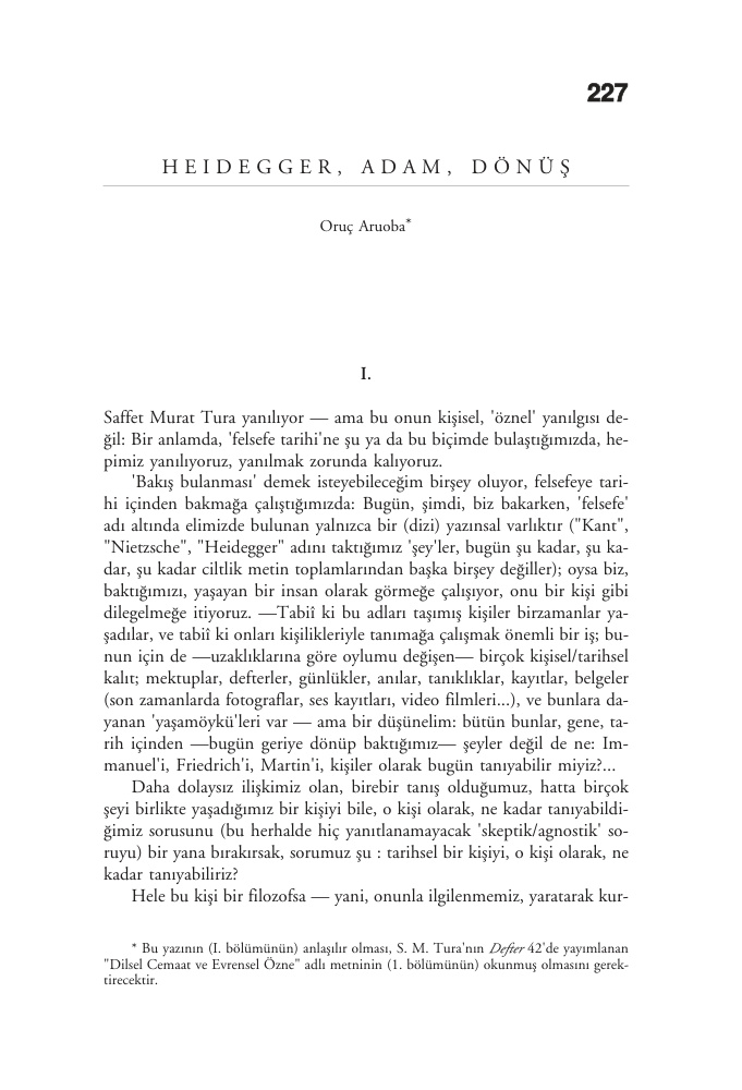 Heidegger, Adam, Dönüş PDF – Kolektif / Edebiyat ve Felsefe