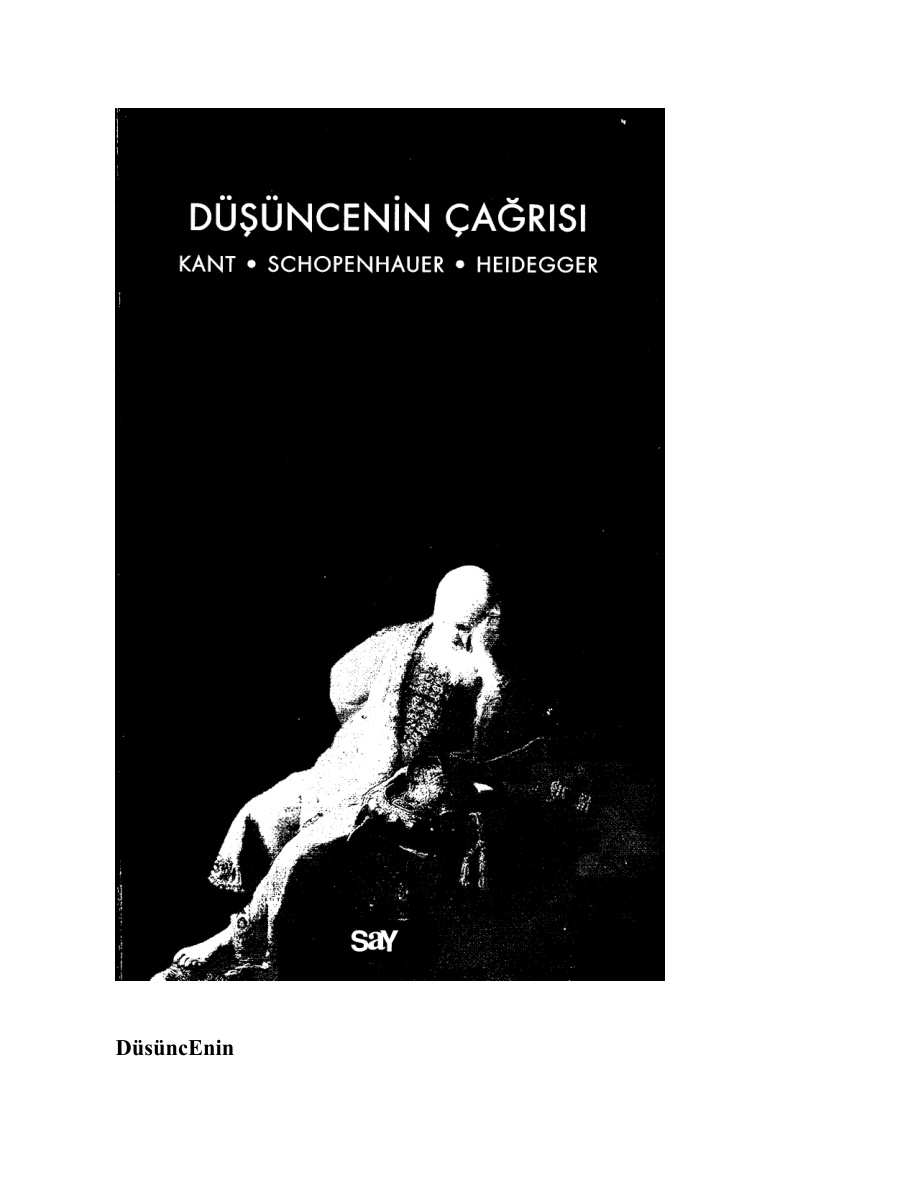 Heidegger, Schopenhauer, Kant: Düşüncenin Çağrısı PDF – Kolektif / Felsefe Seçkisi