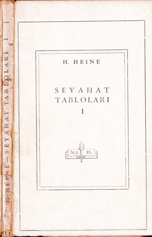 Seyahat Tabloları I PDF – Heinrich Heine