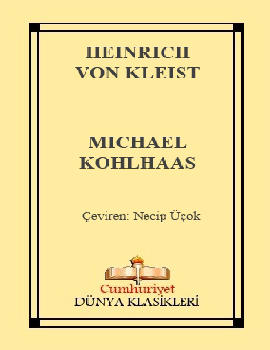 Michael Kohlhaas PDF – Heinrich von Kleist