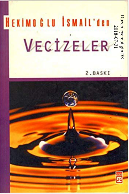 Vecizeler PDF – Hekimoğlu İsmail